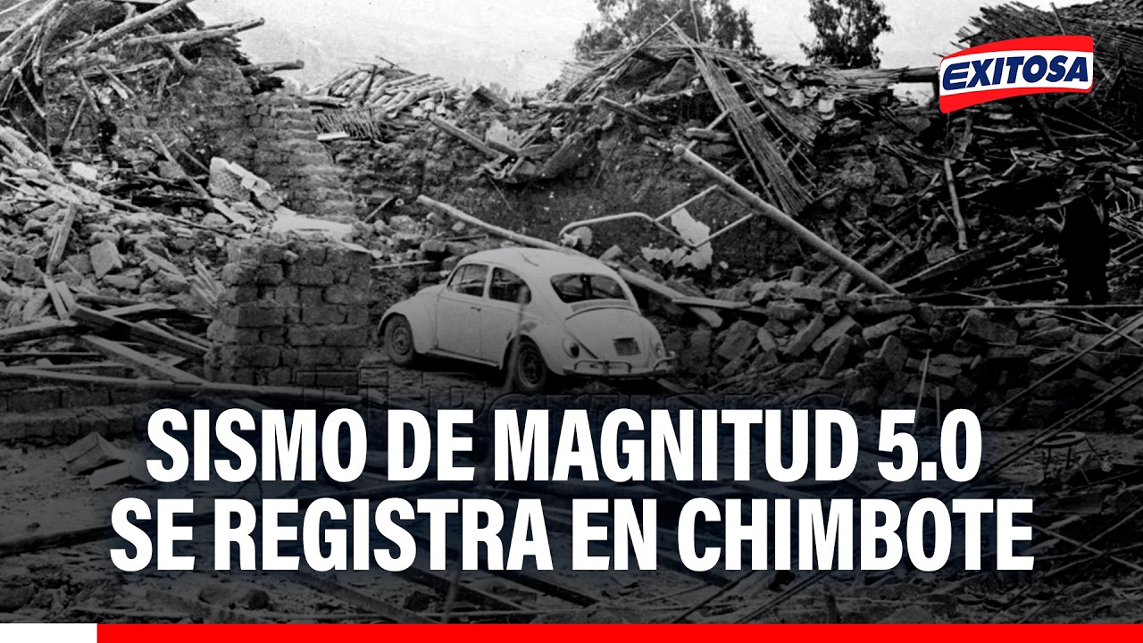🔴🔵 Sismo de magnitud 5.0 se registra en Chimbote (Áncash) este martes 21 de julio