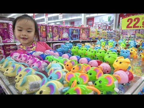 ABCkidTV Misa go shopping with many toys color for kids, children and baby