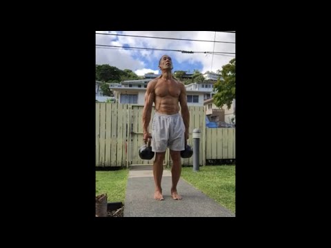 Day 57 Home Workout in Hawaii - Holding Kettlebells - July 6, 2020 4:04 pm