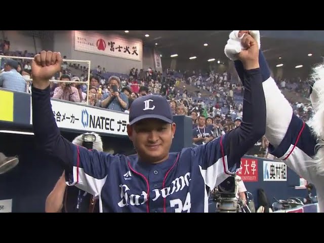 ライオンズ・佐野投手ヒーローインタビュー 2017/5/13 Bs-F