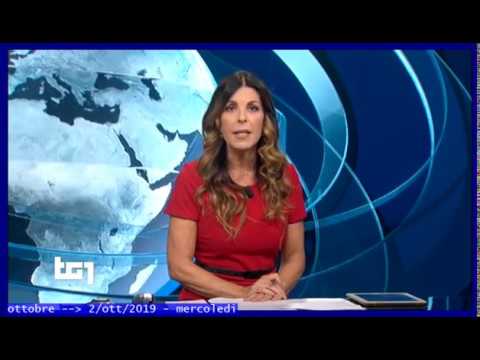 §.TITOLi/ TG1-giorno+televideo 02 ottobre 2019 mercoleDì prima notizia: Mike Pompeo (USA) in Italia