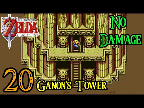 Zelda A Link to the Past SNES 100% Walkthrough - Part 20 - Ganon's Tower - Aghanim