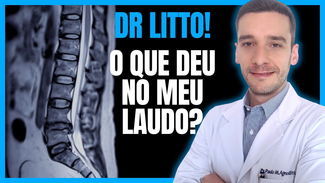 O QUE DEU NO MEU LAUDO: RM COLUNA VERTEBRAL