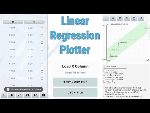 Linear Regression Plotter Pro