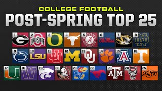 College Football Post-Spring Top 25: Georgia at No. 1, Ohio State at No. 2 | CBS Sports