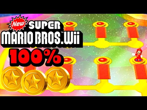 New Super Mario Bros. Wii 100% Walktrough 🎉 All Star Coins #18