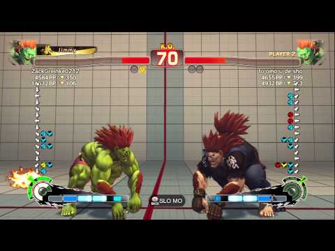 ZackGreinke0212 (Blanka) vs Taku (Blanka) AE2012 Ranked Match *720p HD*