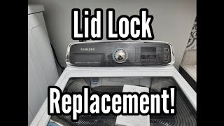 How to Change a Lid Lock on a Samsung Washer