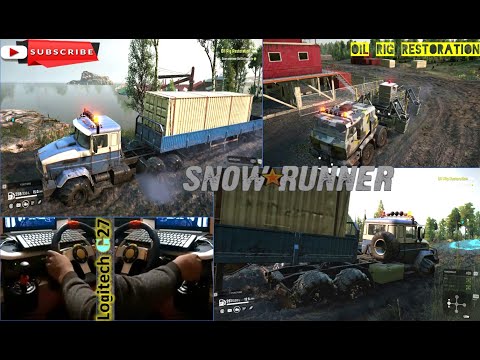 Oil Rig Restoration snowrunner