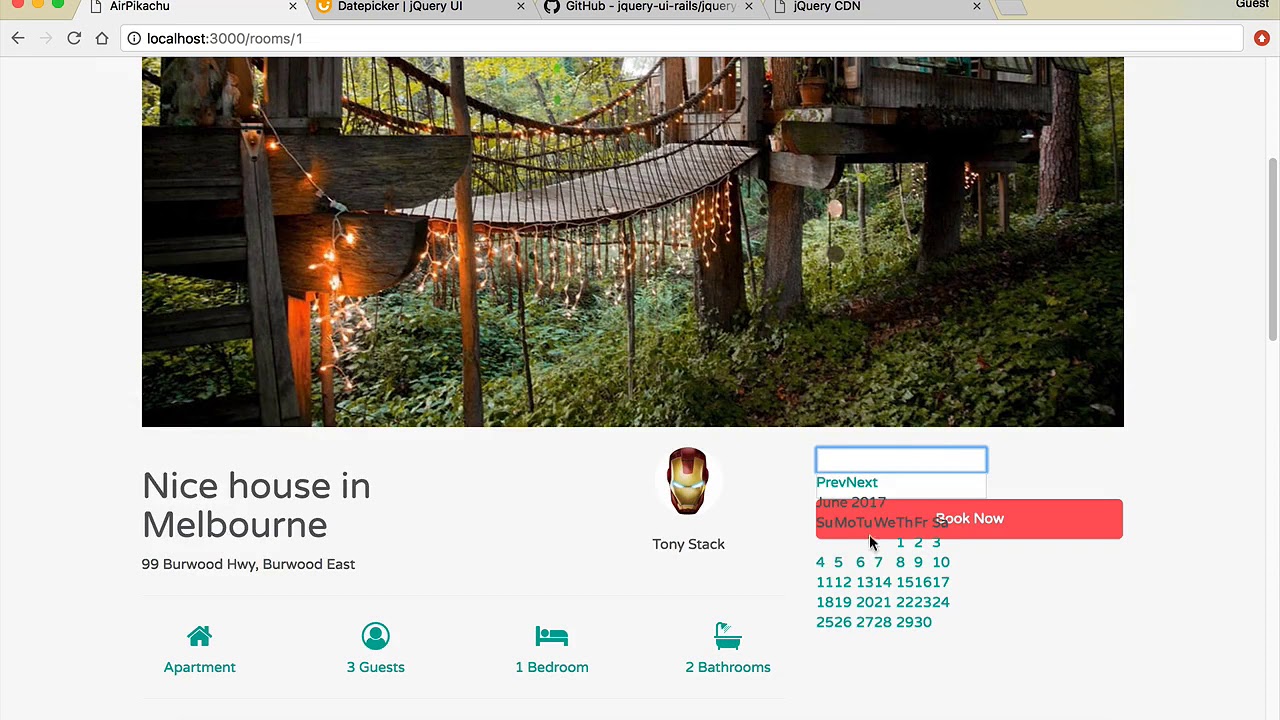 Lesson 48  Add jQuery Date Picker