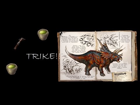 Ark Survival Evolved Ep12 "Taming a TRIKE!!"