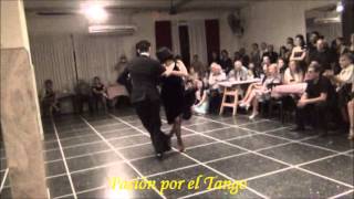 MARIA INES BOGADO y SEBASTIAN JIMENEZ Bailando el Vals EL VIEJO VALS en FLOREAL MILONGA