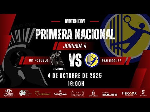 PRIMERA NACIONAL MASCULINA|  LIMOBEL BM POZUELO DE CVA - PAN MOGUER |2025/2026