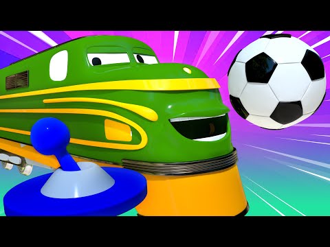 Troy der Zug -  FIFA Spezial Folge - FIFA Videospiel - Lastwagen Zeichentrickfilme für Kinder 🚓 🚒