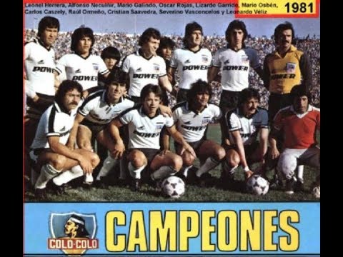 Colo Colo vs Palestino Campeonato Nacional 1981 Colo Colo Campeón