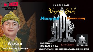 Download lagu 🛑LIVE WAYANG GOLEK  'WAWAN DEDE AS' SENIN 05 JAN 2026 | DS BOJONG LOA -RANCA EKEK- BANDUNG mp3