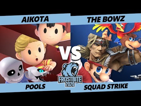 Frostbite 2020 SSBU Pools - Aikota Vs. The Bowz - Smash Ultimate Squad Strike - SSBU