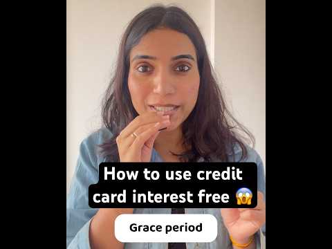 Grace period which helps you to use credit card interest free 😱really ? #finance #income