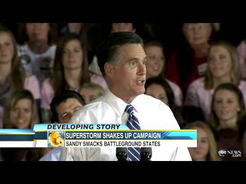 Hurricane Sandy Update: Obama, Romney Cancel Campaign Events in Path of 'Perfect Storm'