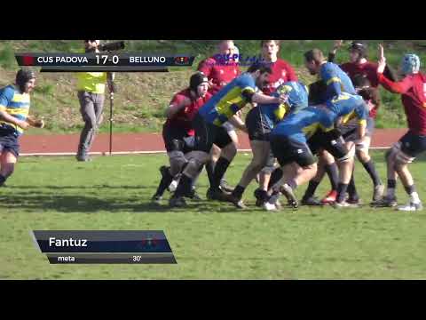 Highlights | CUS Padova Rugby - Rugby Belluno | Serie B 2024-25