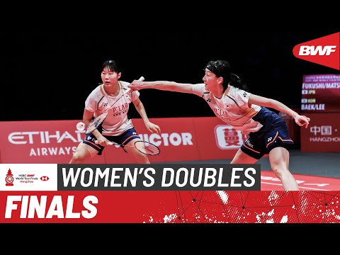 HSBC BWF World Tour Finals 2025 | Fukushima/Matsumoto (JPN) vs. Baek/Lee (KOR) | F