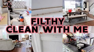 FILTHY HOUSE CLEAN WITH ME 2022! EXTREME CLEANING MOTIVATION! DAYS OF SPEED CLEANING! HOMEMAKING!