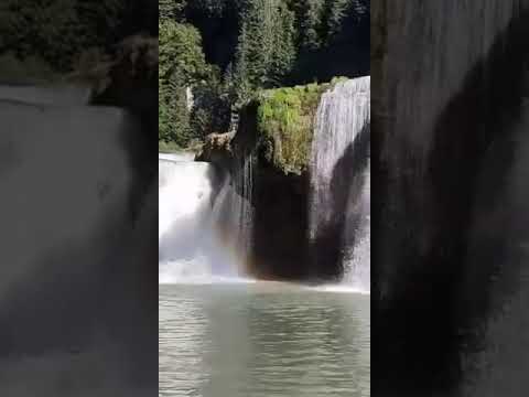 Hiking off the Lowe Lewis falls. 43ft drop!