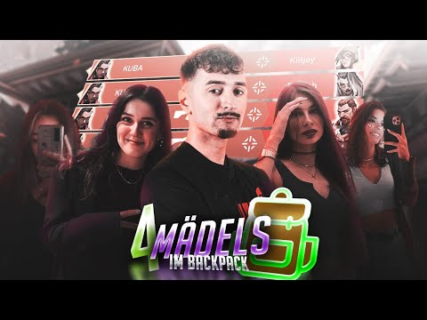 4 MÄDELS IM RUCKSACK!