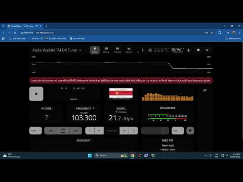 Perth FM Conversaion update 30th Dec 25