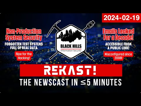 REKAST - Talkin' Bout [infosec] News 2024-02-19 #infosecnews #cybersecurity #podcast  #podcastclips