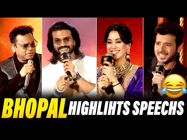 PEDDI KI AAWAZ 🔥Bhopal Event Highlights | Ram Charan, Janhvi Kapoor, A.R. Rahman Speech Moments SDDEFAULT Thumbnail