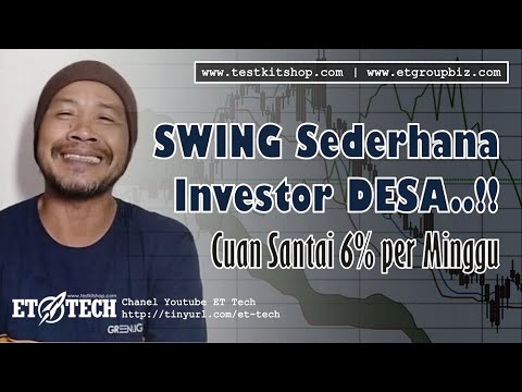 Cara CUAN Swing Saham SEDERHANA Investor DESA | Tips Trik Bisnis Investasi/ Trading Online dari NOL Video