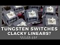 Tungsten Switches: A Clacky Linear? Review and Soundtest on Vega 65 / Keyboard Typing ASMR