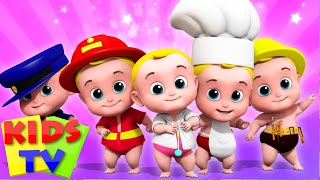 Five Little Babies | Junior Squad Videos  | Kindergarten Nursery Rhymes For Babies by Kids Tv