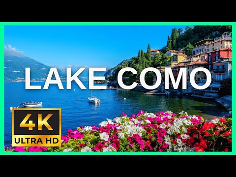 Lake Como Italy in 4K UHD Drone - Loving Landscapes Film With Relaxing Music