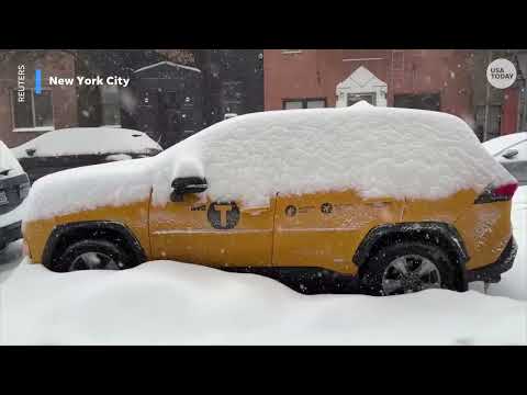 As snow hits NYC to DC and more, Winter Storm Ferm covers iconic landmarks nationwide