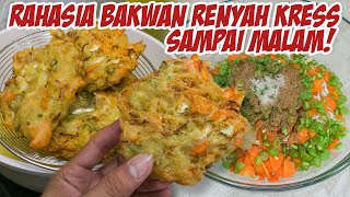 Download lagu RESEP BAKWAN SAYUR RENYAH TAHAN SEHARIAN! | INI BAKWAN SAYUR BUKAN BAKWAN TEPUNG mp3