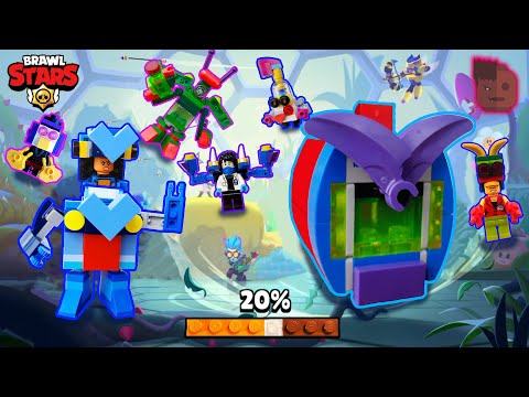 How to build Lego brawl stars brawler EVE and new skins / лего бравл старс ева и скины