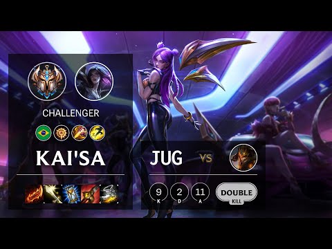 Kai'Sa Jungle vs Jarvan IV - BR Challenger Patch 10.16