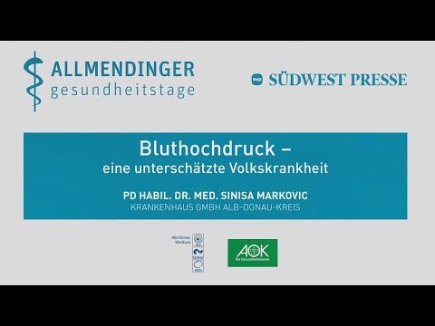 Allmendinger Gesundheitstage 2021: Bluthochdruck - eine unterschätzte Volkskrankheit