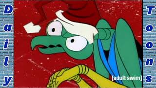 Daily Toon: Space Ghost sings up on the rooftop
