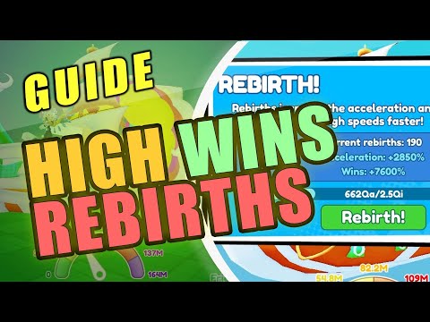 Race Clicker High Wins Rebirth Strategy | Roblox