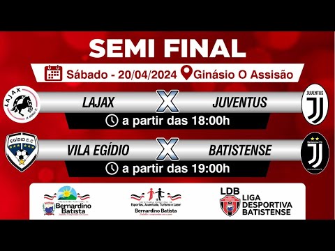 AO VIVO | Campeonato Municipal de Bernardino Batista - PB (Semifinais) Futsal
