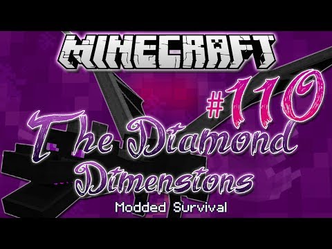 "ULTIMATE ENDER DRAGON BOSS" | Diamond Dimensions Modded Survival #110 | Minecraft