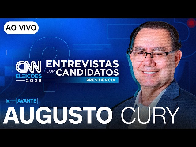 AO VIVO: ENTREVISTA COM AUGUSTO CURY (AVANTE), CANDIDATO À PRESIDÊNCIA | CNN ELEIÇÕES