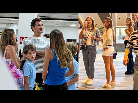 Roger Federer with His Family Having Fun in Shanghai | Shanghai 2025