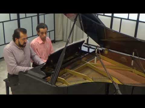 Schubert, Military March in D - Tarek Refaat and Bassem Saad (Piano Duet)
