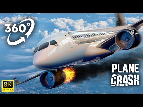 VR Plane Crash Experience in Virtual Reality 360 video