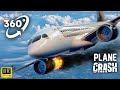 VR Plane Crash Experience in Virtual Reality 360 video