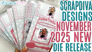 NEW Scrap Diva Designs Release NOVEMBER 2025, Paper Craft Dies Haul, New Xmas & Craft Fair Dies Haul